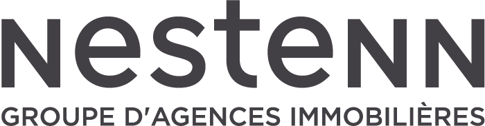 Logo de Nestenn avec le texte Groupe d'agences immobilières en dessous